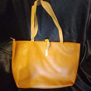 Tan Purse with small attached wallet
